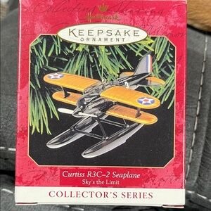 Hallmark Keepsake Curtiss R3C-2 Seaplane Sky’s the Limit 1999 Ornament